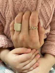 Diamond MAMA Ring