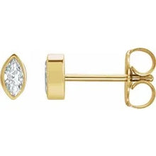 Load image into Gallery viewer, Mini Marquise Diamond Studs
