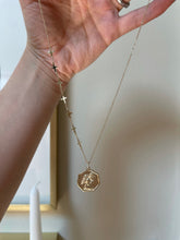 Load image into Gallery viewer, Cherub Angel Praying Cross Diamond Necklace

