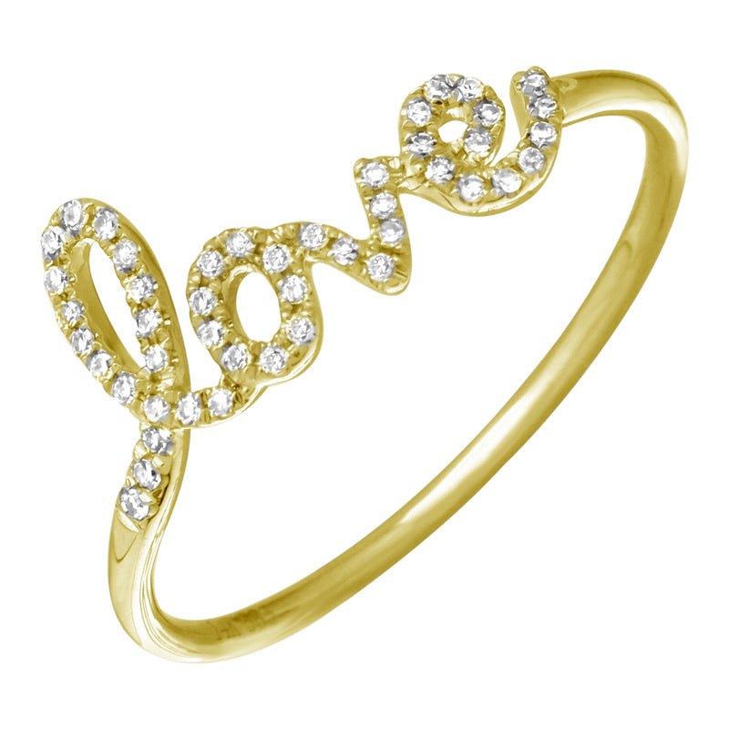 Diamond love Ring
