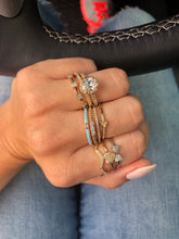 Load image into Gallery viewer, Diamond Station Stackable Ring
