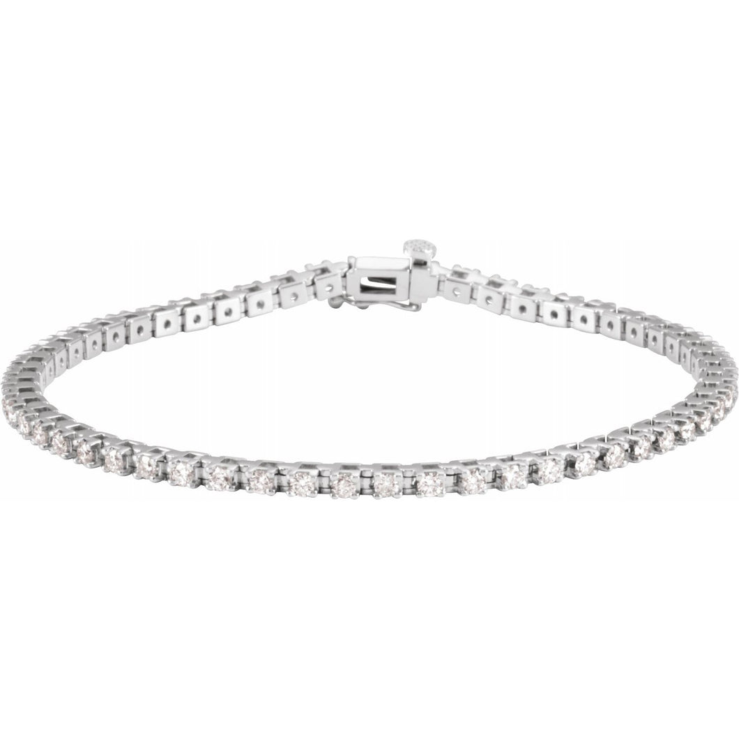 The Leslie Diamond Tennis Bracelet