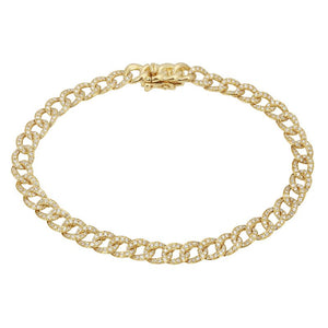 Nyla Full Diamond Link Bracelet