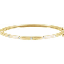 Load image into Gallery viewer, Scattered Diamond Bangle
