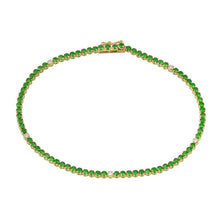 Load image into Gallery viewer, Diamond and Gemstone Tennis Bracelet
