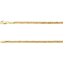 Load image into Gallery viewer, Wheat Chain 3mm Hollow Unisex
